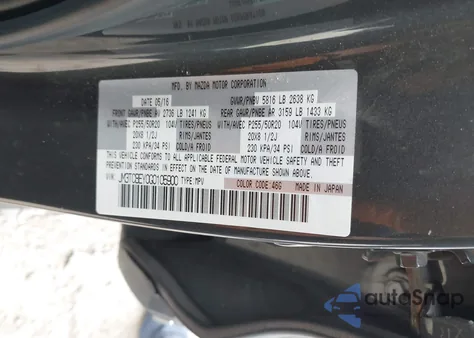 2016 Mazda Cx-9 Signature from USA, damaged, VIN JM3TCBEY0G0105900